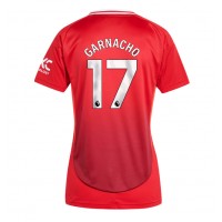 Billiga Manchester United Alejandro Garnacho #17 Hemma fotbollskläder Dam 2024-25 Kortärmad